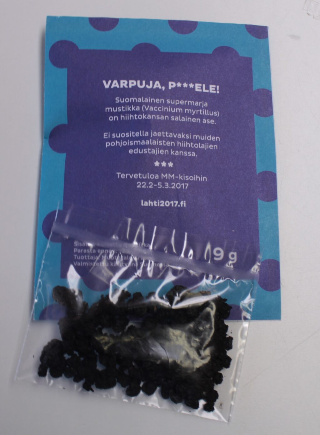 Mustikkakortti omalla toteutuksella